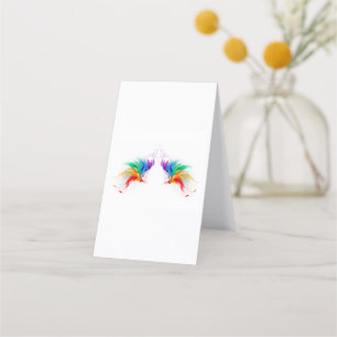 Fluffy Rainbow Wings Loyalty Card