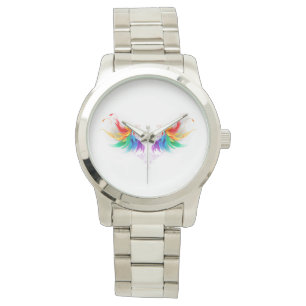 Fluffy Rainbow Wings Watch