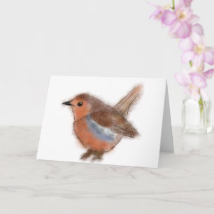 Fluffy Robin Card