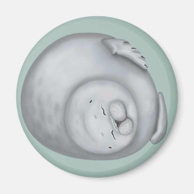 Fluffy seal magnet (Front)