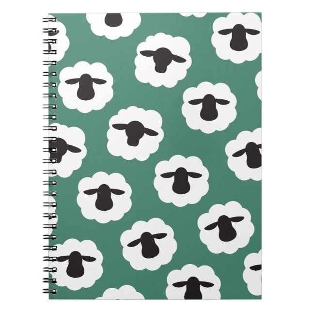 Fluffy Sheep Crafts Pattern Notebook (Front)