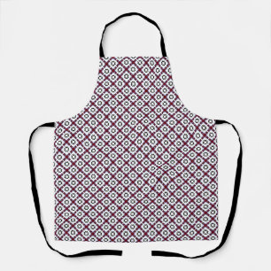 Fluffy Squares Floral Apron