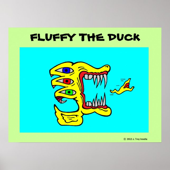 Fluffy th Duck Poster (Front)