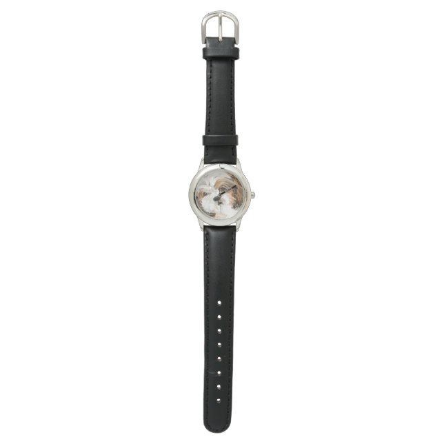 "Fluffy" the Shi Tzu" Watch (Flat)