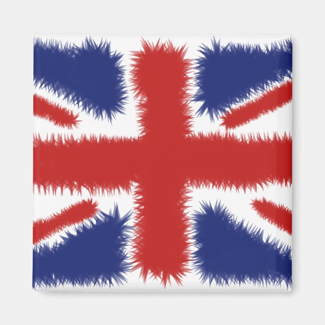 Fluffy UK Magnet (Front)