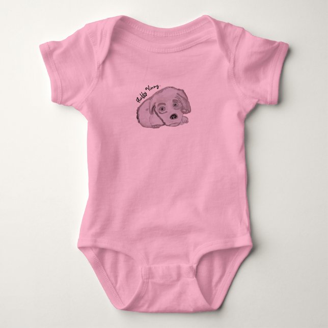 Fluffy Vinny - Baby Bodysuit (Front)