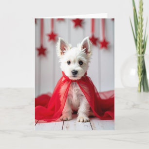Fluffy White Christmas Card