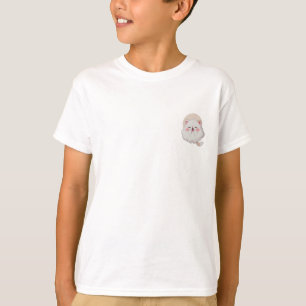 Fluffy White Cloud Cat Laughing Kids T-Shirt