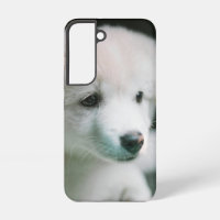 "Fluffy White Puppy Charm"