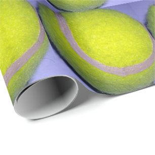 Fluffy Yellow Tennis ball, Wrapping Paper