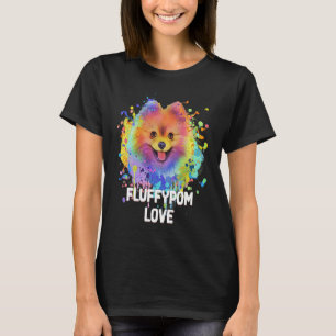 Fluffypom Love Pomeranian Humor Pom Pom Animal Pu T-Shirt