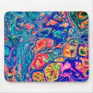 Fluid art mouse mat