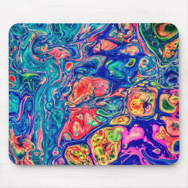 Fluid art mouse mat (Front)