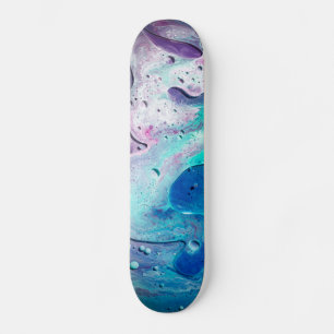 Fluid Art Paint Skateboard