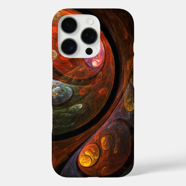 Fluid Connection Abstract Art Case-Mate iPhone Case (Back)
