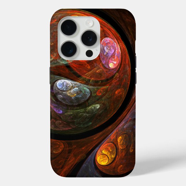 Fluid Connection Abstract Art Case-Mate iPhone Case (Back)