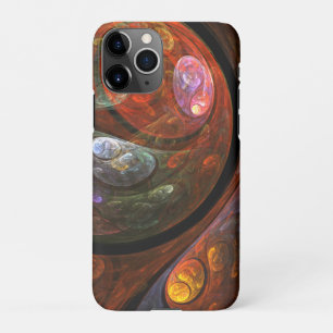 Fluid Connection Abstract Art Glossy iPhone 11Pro Case