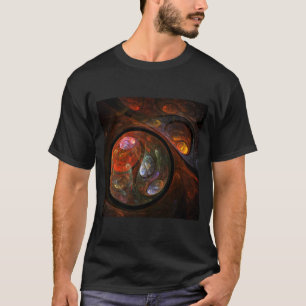 Fluid Connection Abstract Art T-Shirt