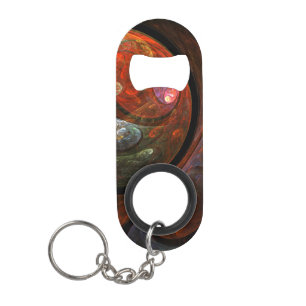 Fluid Connection Modern Cosmic Abstract Art