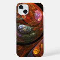 Fluid Connection Modern Cosmic Abstract Art