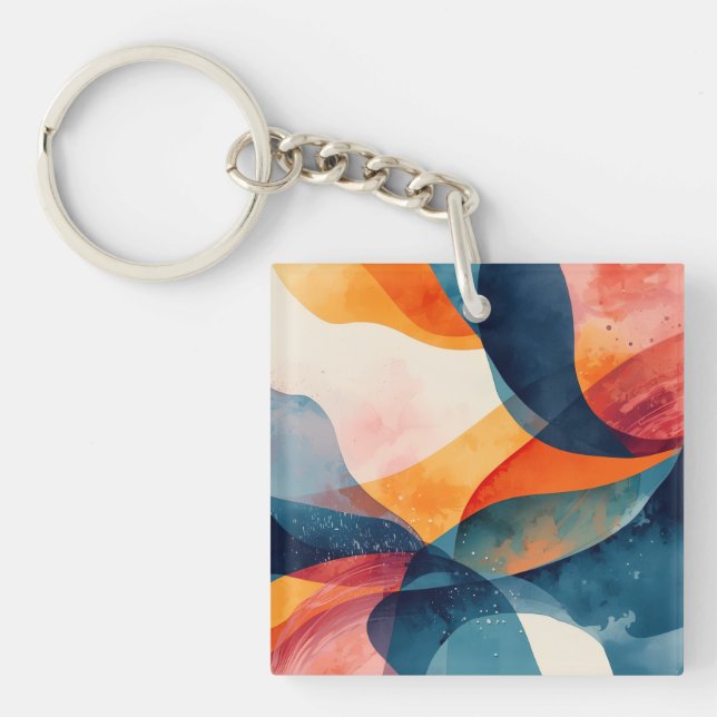 "Fluid Dynamics" Key Ring (Front)