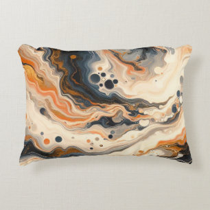 Fluid Fusion: Where Warmth Meets Coolness Decorative Cushion