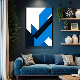 Fluid Geometry Canvas Print