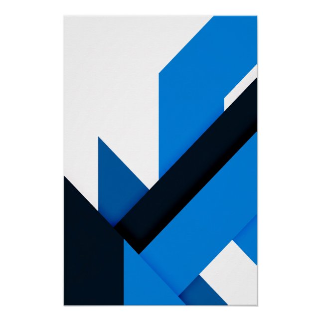 Fluid Geometry Poster (Front)