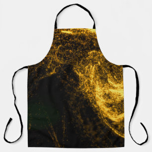 Fluid Gold: Abstract Beauty Apron
