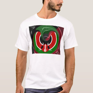Fluid Kenya Flag Hakuna Matata T-Shirt