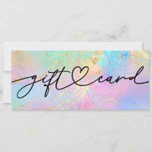 fluid marble gift certificate