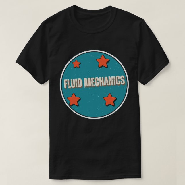 Fluid Mechanics T-Shirt (Design Front)