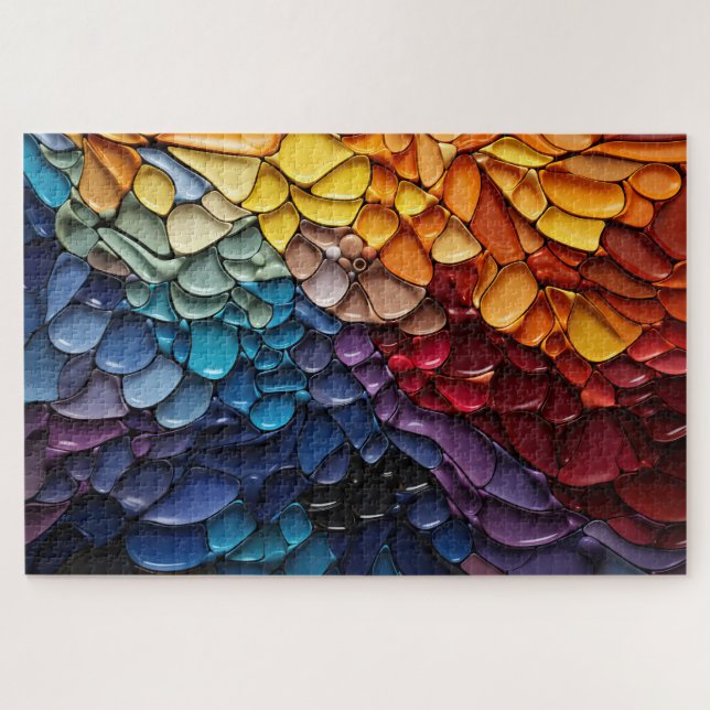 Fluid Mosaic Puzzle (Horizontal)