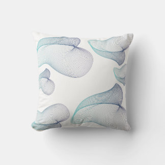 Fluid Motion Abstract Art Pillow