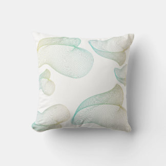 Fluid Motion Abstract Art Pillow