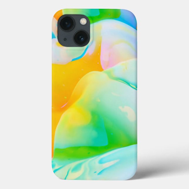 Fluid Neon Abstract  Case-Mate iPhone Case (Back)