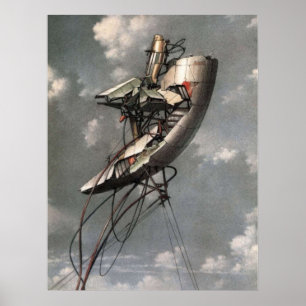 Fluid Space  Lebbeus Woods Poster