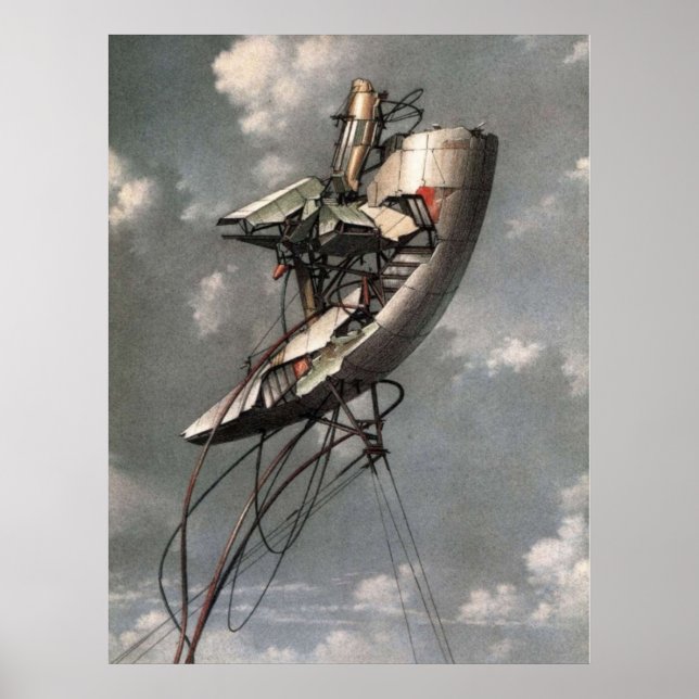 Fluid Space  Lebbeus Woods Poster (Front)