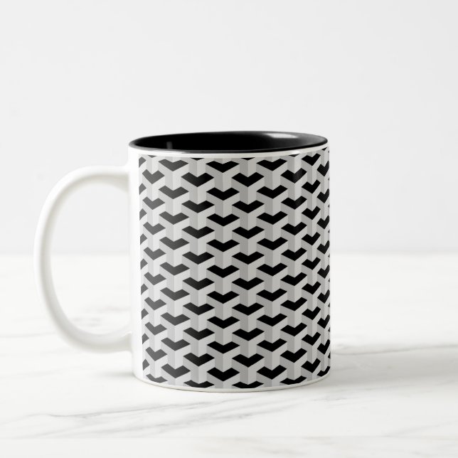 Fluid Symmetry: Exploring Abstract Designs in Cup  (Left)