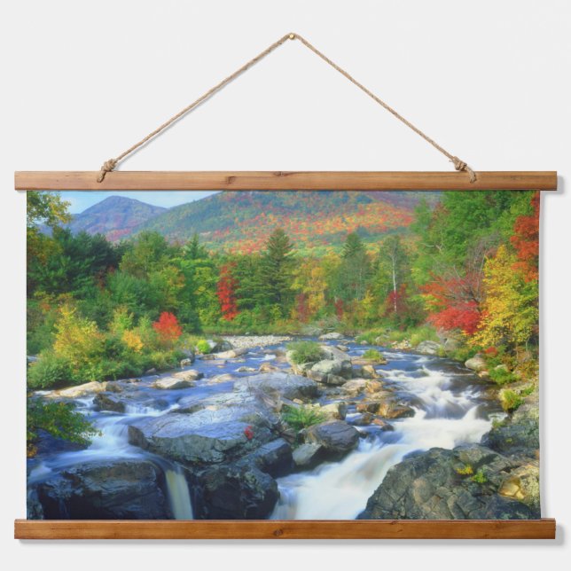 Flume Falls |  Adirondack Mountains Hanging Tapestry (Front)