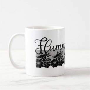 Flummadiddle - 19th Century Slang and Black Lace Coffee Mug