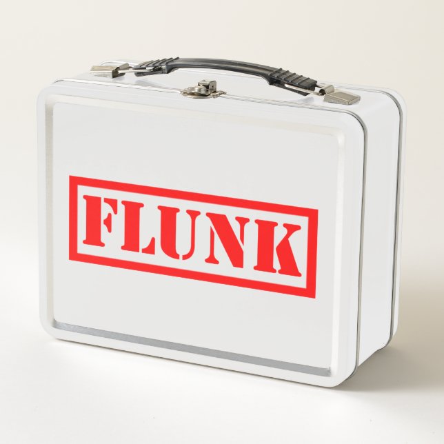 Flunk Metal Lunch Box (Front)