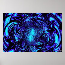 Fluorescence Canvas/Poster Print