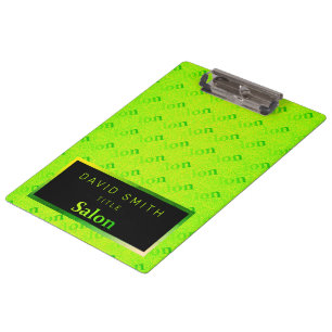 Fluorescent 2in1 Neon Elegant Business Card & Clipboard