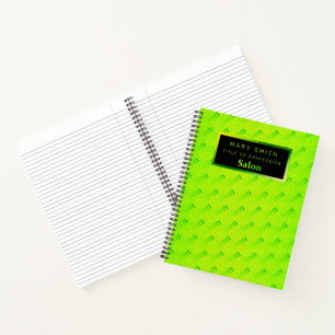 Fluorescent 2in1 Neon Elegant Business Card & Notebook
