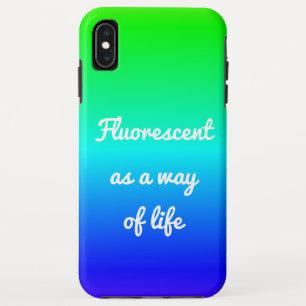 Fluorescent as a way of life uncommon iPhone case