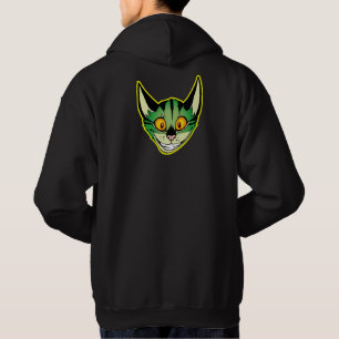 Fluorescent Cartoon Cat Hooded Sweatshirt