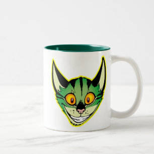 Fluorescent Cartoon Cat Mug