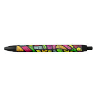 Fluorescent Cartoon Weird Faces Drawing