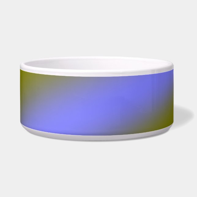 Fluorescent Clouds Dog Bowl (Right)